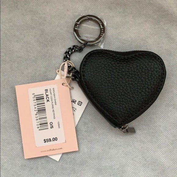 Ted Baker London Kahi Leather Bag Charm Coin Case - Picture 2 of 4